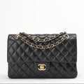 Chanel Classic Double Flap Bag Black Medium