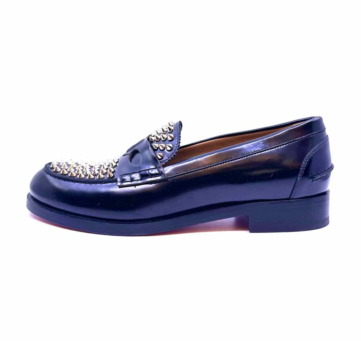 CHRISTIAN LOUBOUTIN Size 11 Black Men's Loafers