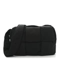 Nylon Intrecciato Padded Tech Maxi Cassette Bag Black