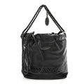 Shiny Calfskin Quilted Mini Chanel 22 So Black