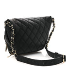 Caviar Quilted Business Affinity Waist Belt Bag Black