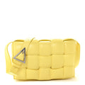 Nappa Maxi Intreccio Padded Cassette Crossbody Bag Sherbert