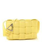 Nappa Maxi Intreccio Padded Cassette Crossbody Bag Sherbert