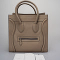 Celine Gray Luggage Tote Leather Bag 2012