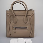Celine Gray Luggage Tote Leather Bag 2012