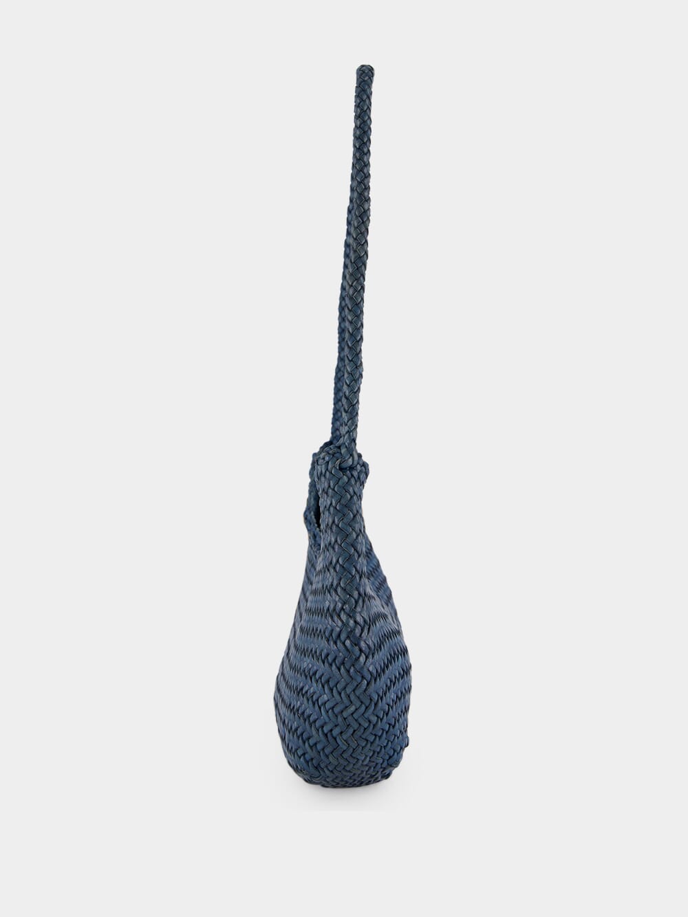 Nova Luna Ocean Blue Woven Leather Bag