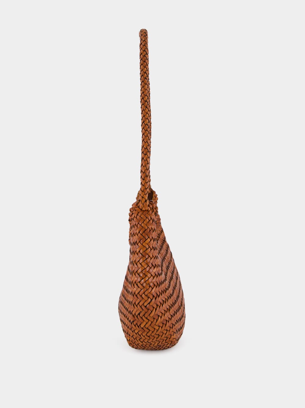 Nova Luna Tan Woven Leather Bag