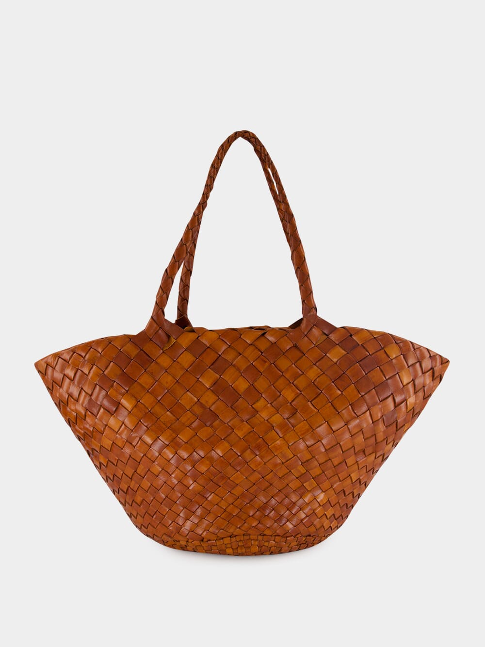Egola Tan Woven Shoulder Bag