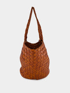 Egola Tan Woven Shoulder Bag