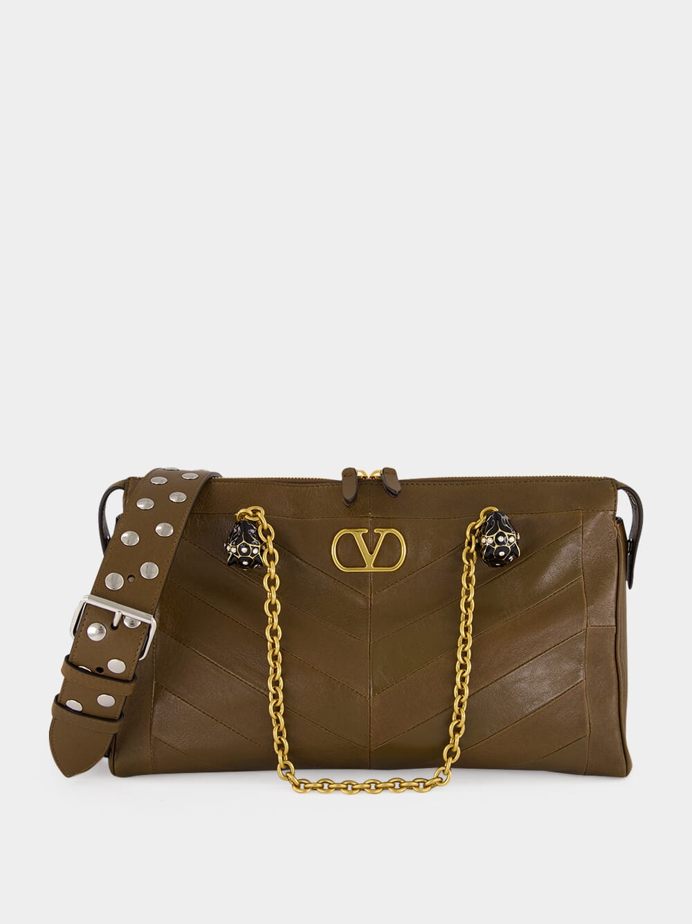 Tundra Nappa Leather Panthea Shoulder Bag