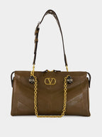 Tundra Nappa Leather Panthea Shoulder Bag