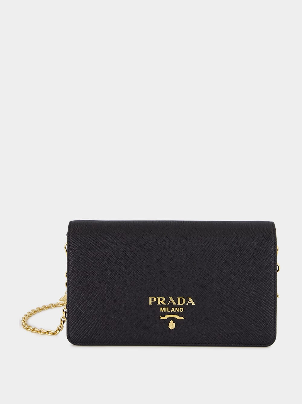Black Saffiano Leather Mini Bag