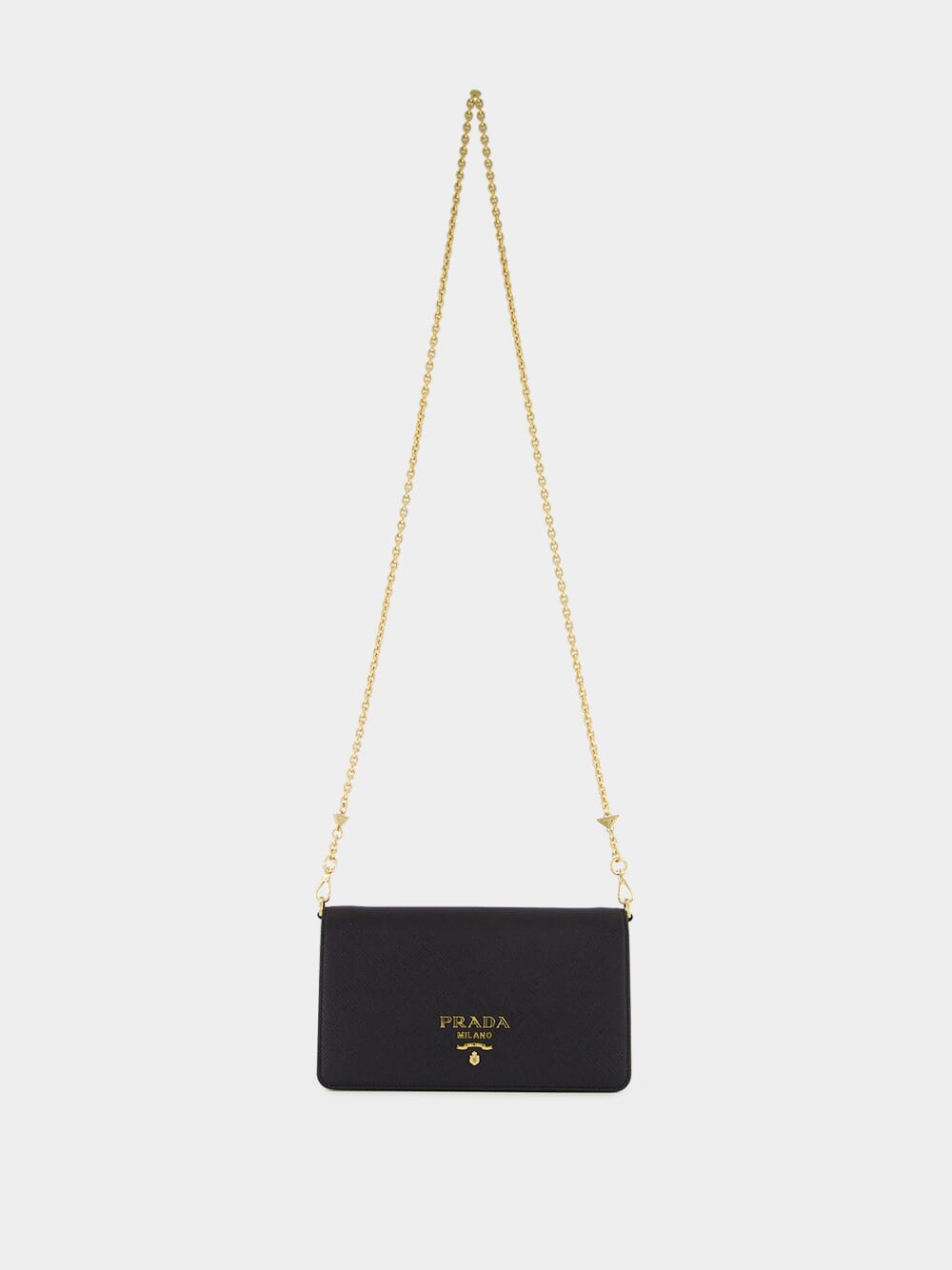 Black Saffiano Leather Mini Bag