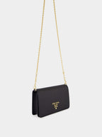 Black Saffiano Leather Mini Bag