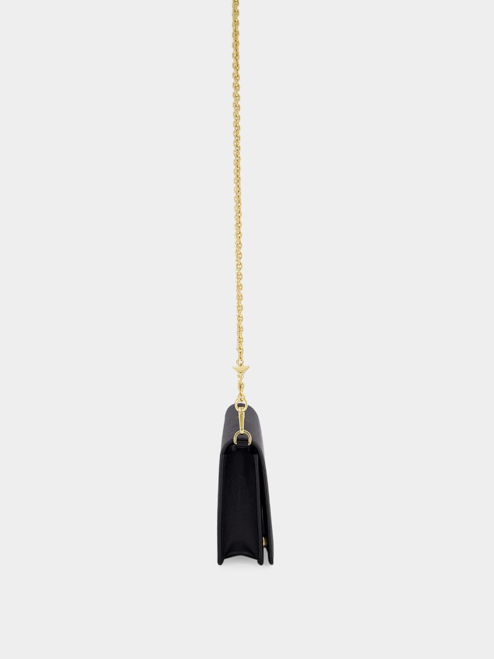 Black Saffiano Leather Mini Bag