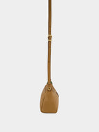 Caramel and Larice Beige Leather Pouch