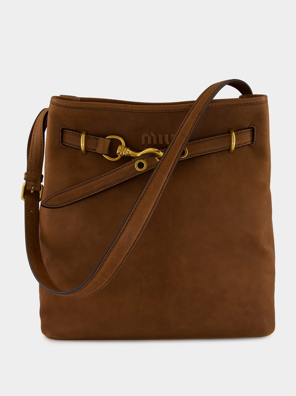 Oak Aventure Nappa Leather Bucket Bag