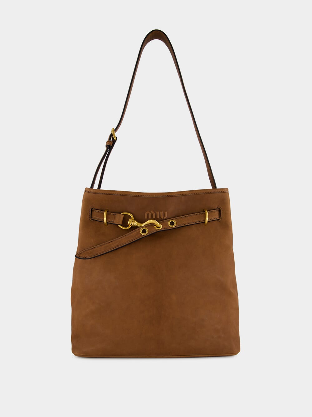 Oak Aventure Nappa Leather Bucket Bag
