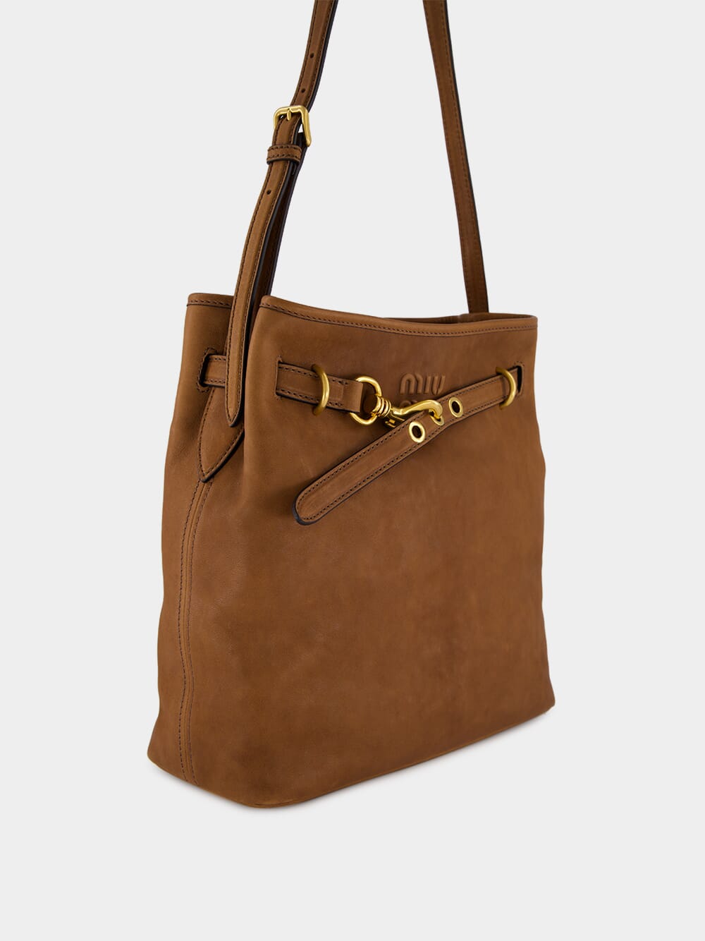 Oak Aventure Nappa Leather Bucket Bag