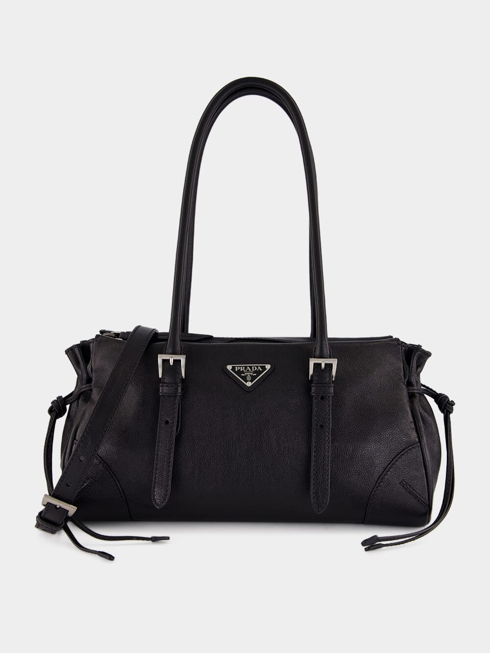 Black Bonnie Medium Leather Tote