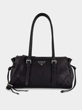 Black Bonnie Medium Leather Tote