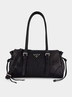 Black Bonnie Medium Leather Tote