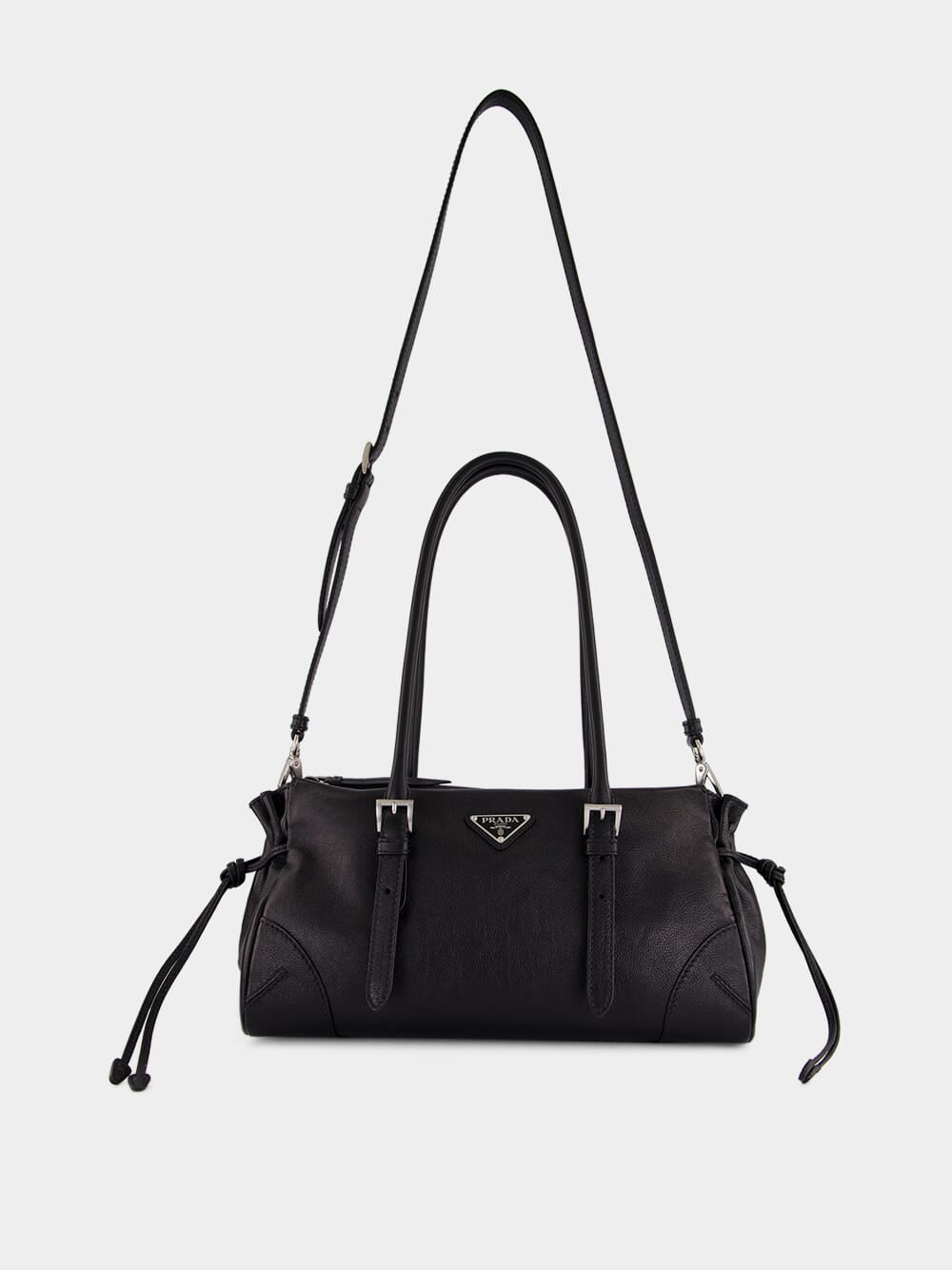 Black Bonnie Medium Leather Tote