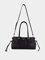 Black Bonnie Medium Leather Tote
