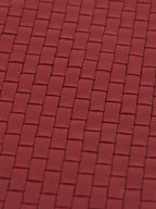 Bordo A4 Woven Leather Pochette