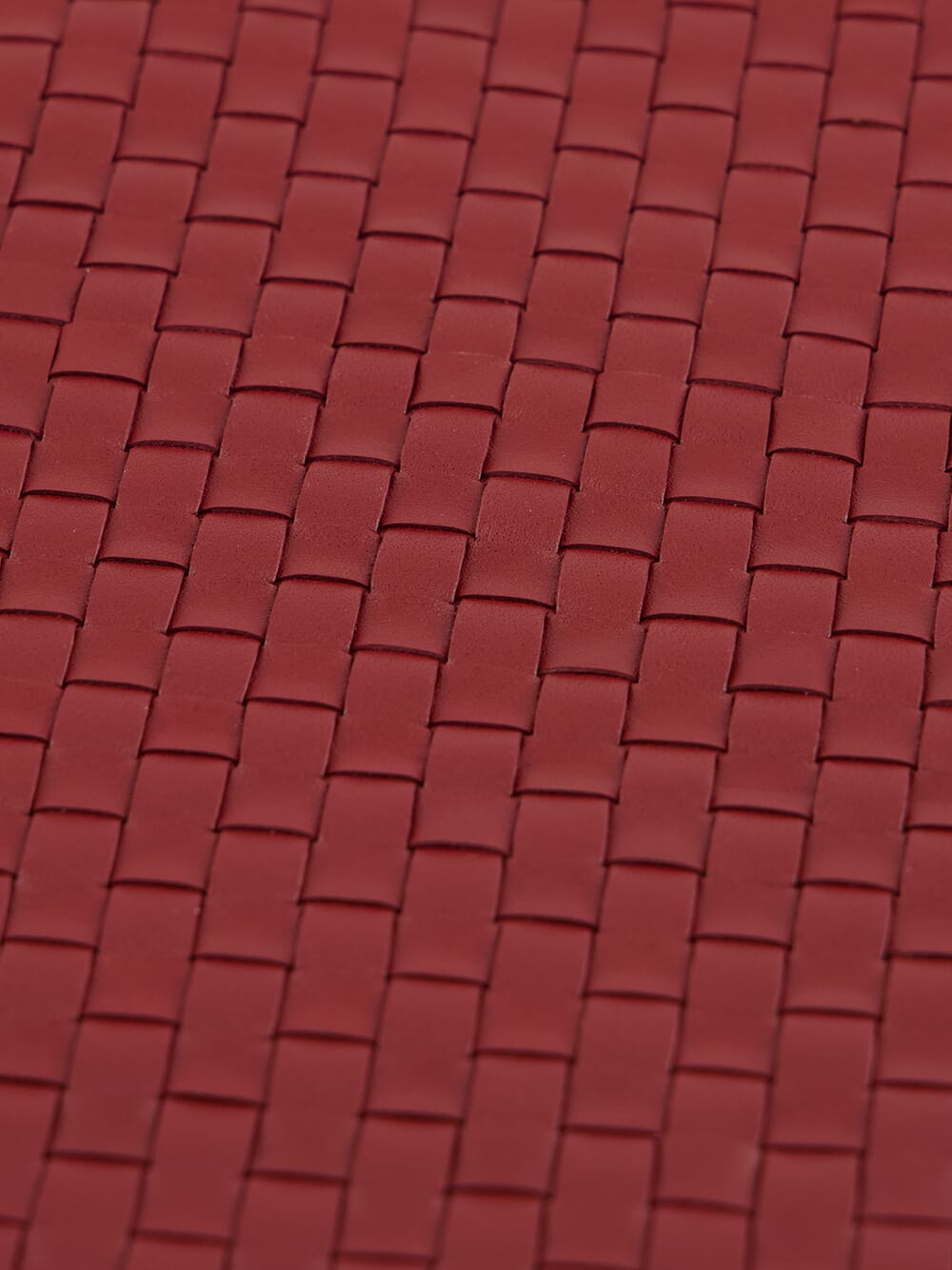 Bordo A4 Woven Leather Pochette