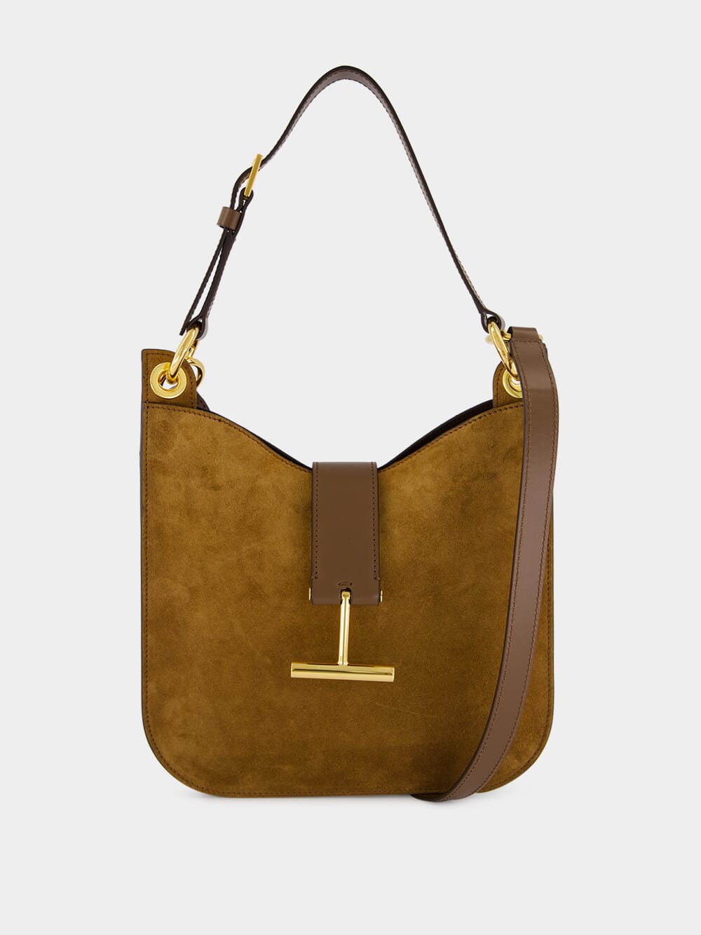 Whisky Small Tara Suede Crossbody Bag