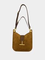 Whisky Small Tara Suede Crossbody Bag