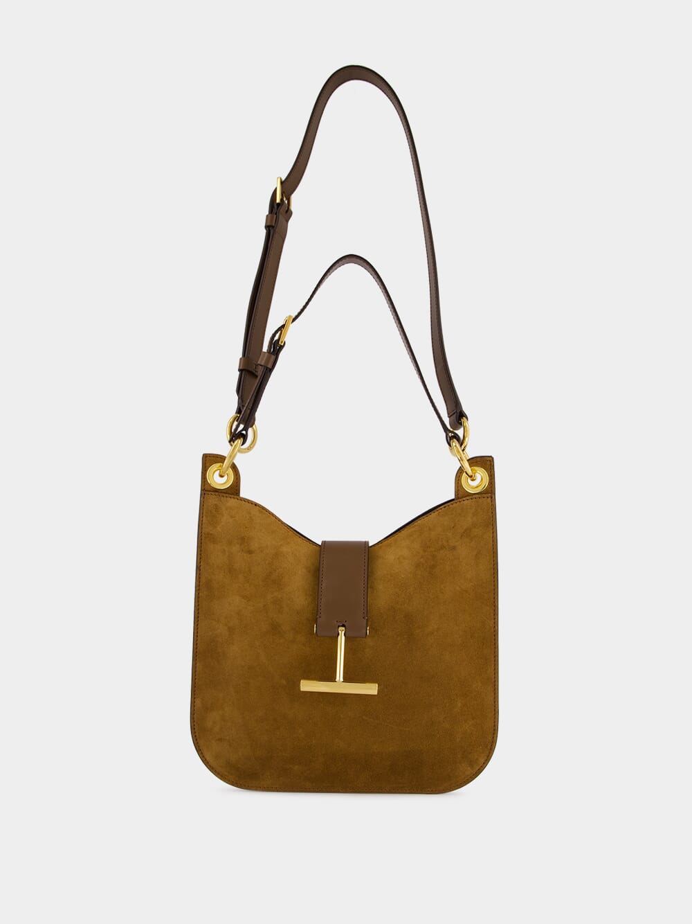 Whisky Small Tara Suede Crossbody Bag