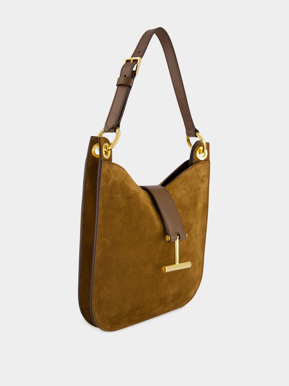 Whisky Small Tara Suede Crossbody Bag