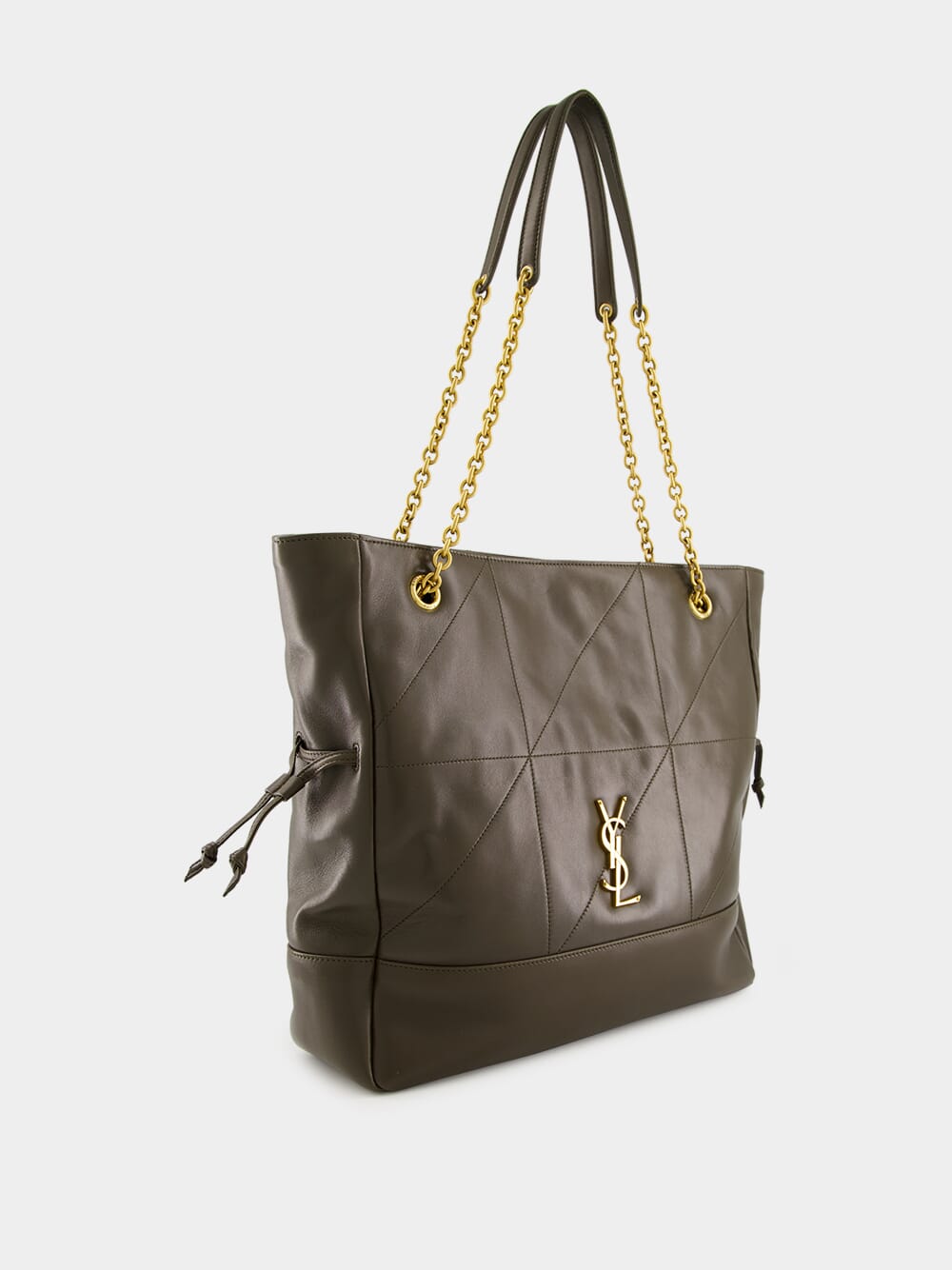Jamie Shopping Bag in Light Musk Lambskin