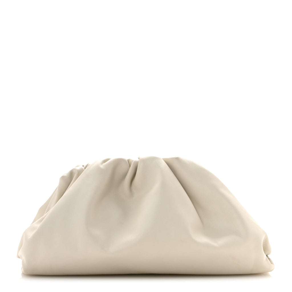 Smooth Butter Calf The Pouch Oversized Clutch Mist