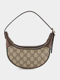 Beige Ophidia Small Shoulder Bag