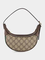 Beige Ophidia Small Shoulder Bag