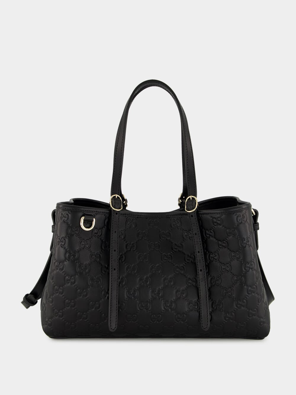 Black GG Arabella Leather Tote Bag