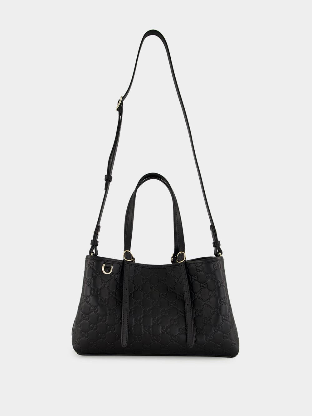 Black GG Arabella Leather Tote Bag