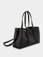 Black GG Arabella Leather Tote Bag