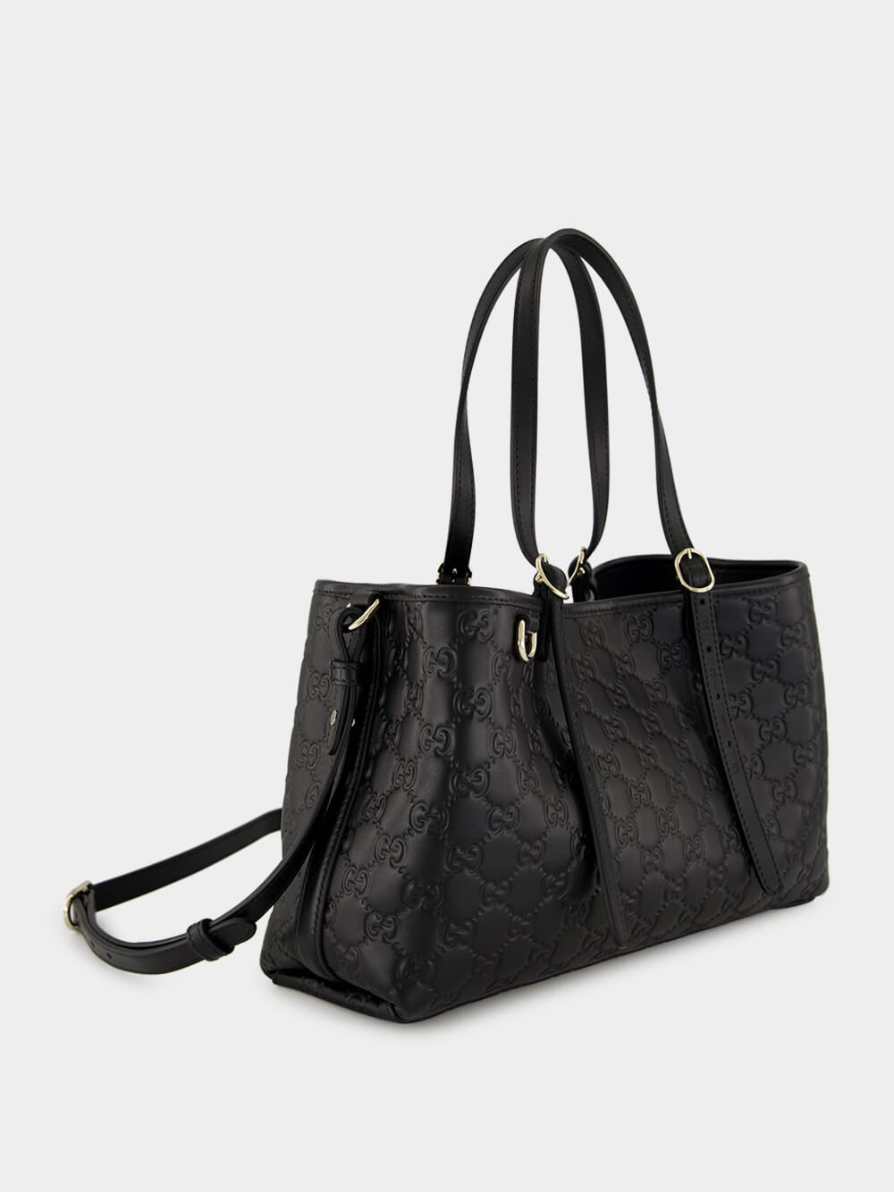 Black GG Arabella Leather Tote Bag