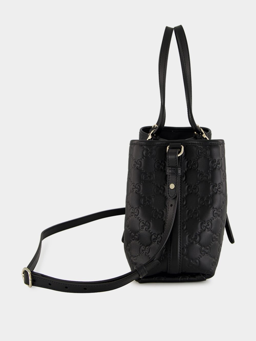 Black GG Arabella Leather Tote Bag