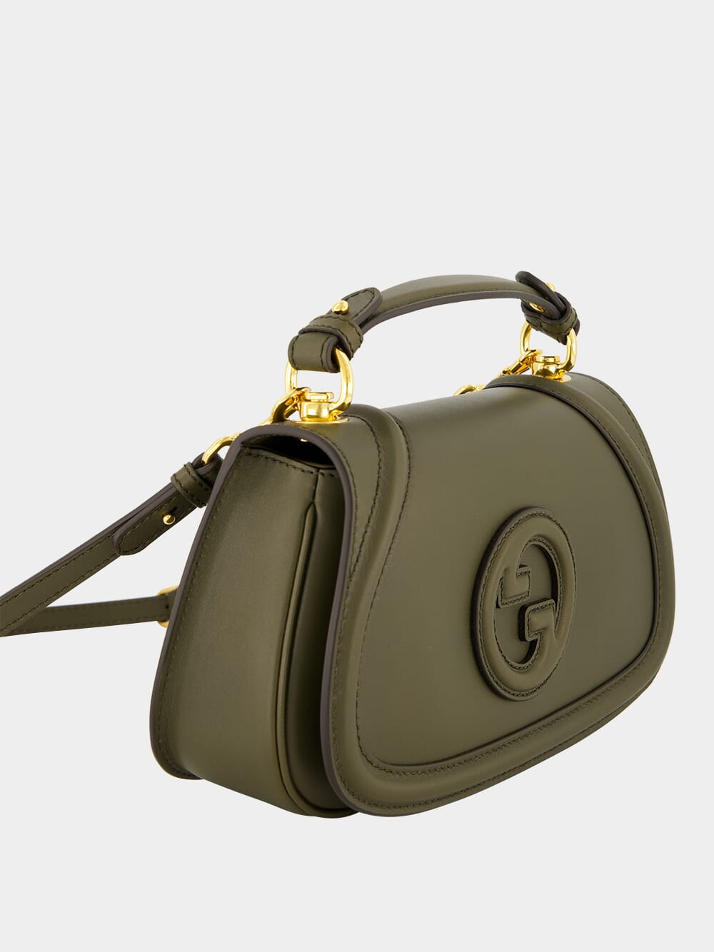 Forest Green Leather Blondie Bag