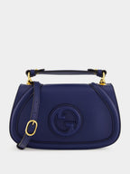 Blue Blondie Medium Top Handle Bag