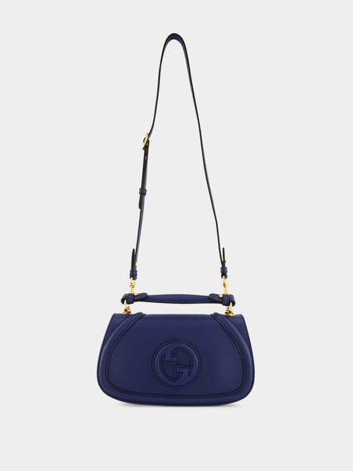 Blue Blondie Medium Top Handle Bag