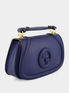 Blue Blondie Medium Top Handle Bag
