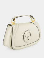 White Leather Blondie Medium Bag