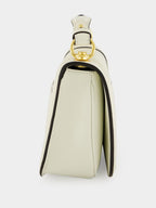 White Leather Blondie Medium Bag