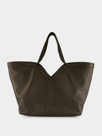 Light Musk Y Tote in Leather